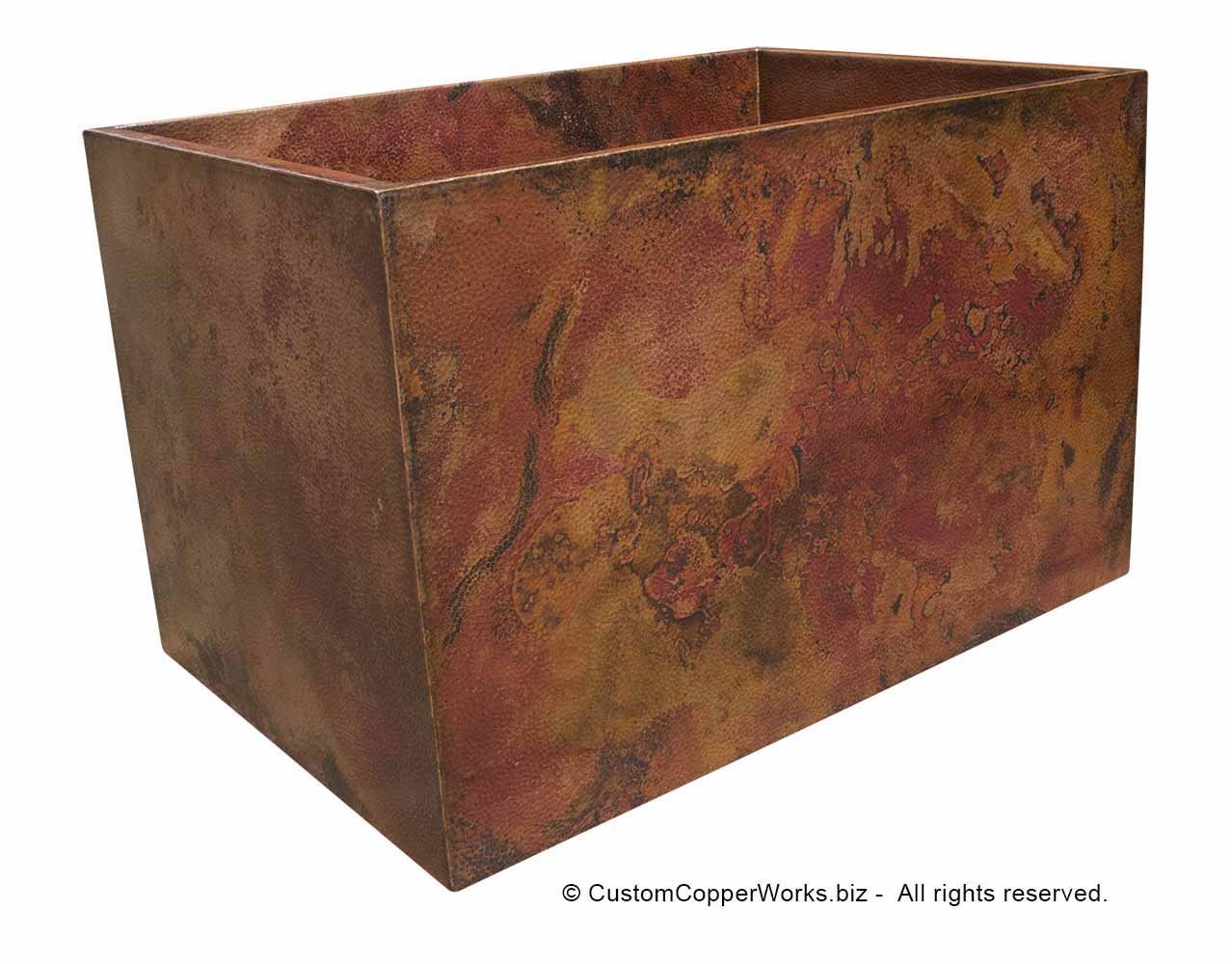 Double-wall Japanese style rectangle soaking tub