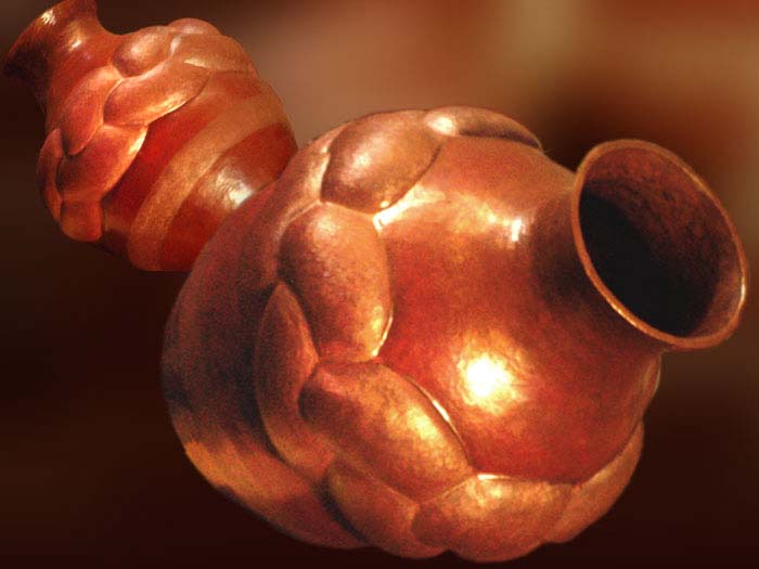 Art in copper by Roberto Castro Hernandes, award-winning copper designer
